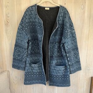 World Market Quilted Jean Jacket One Size